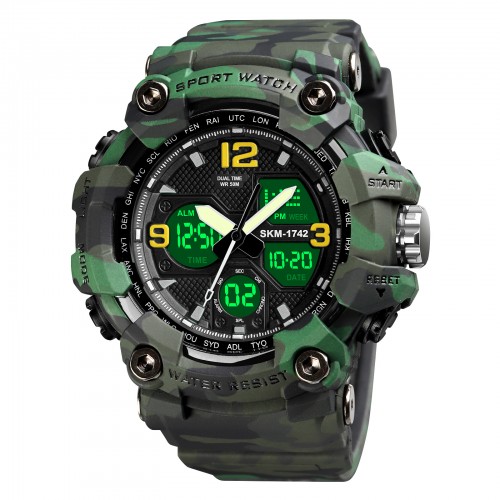 Купить Skmei 1742 Green Military