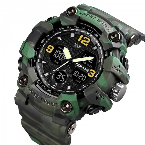 Купить Skmei 1742 Green Military