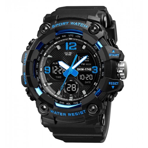Купить Skmei 1742 Black-Blue SALE
