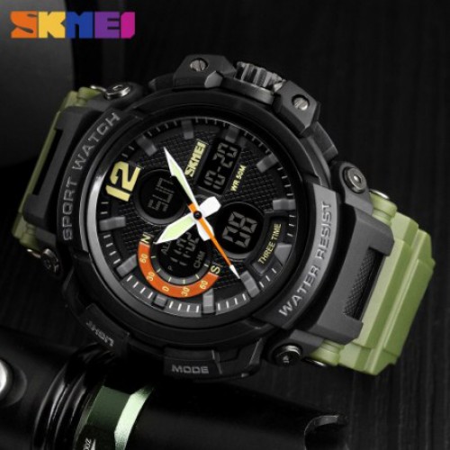 Купить Skmei 1343 Black-Militari Wristband