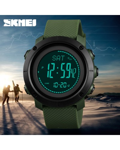 Купить Skmei 1427AG Army Green + Compass