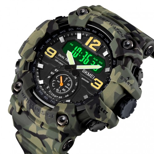 Купить Skmei 1637CMGN Camo Green.