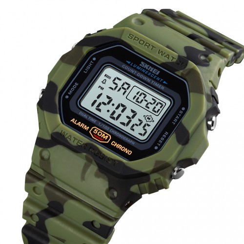Купить Skmei 1628CMGN Camo Green Купить Skmei 1628CMGN Camo Green