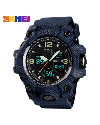 Купить Skmei 1155BDMBU denim blue
