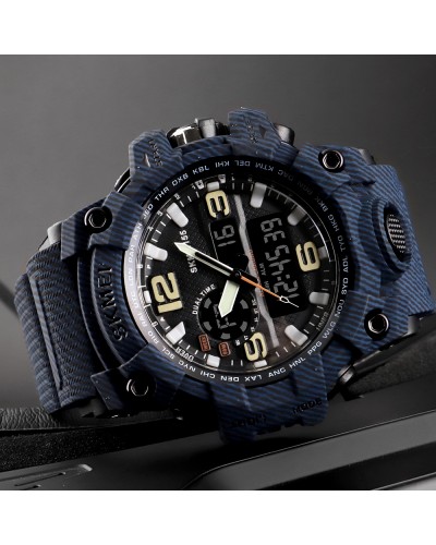 Купить Skmei 1155BDMBU denim blue