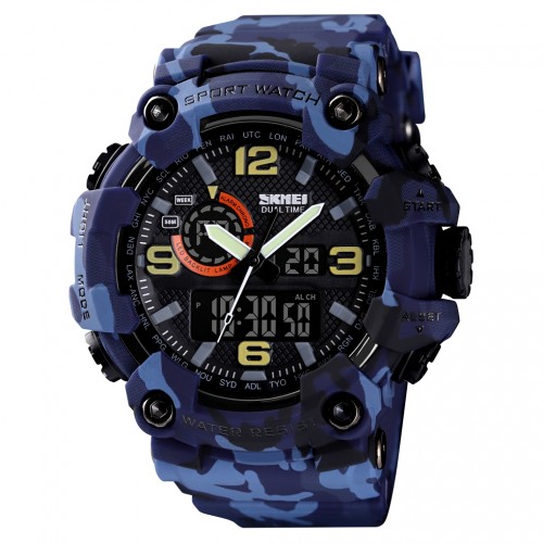 Купить Skmei 1520CMBU camo blue Купить Skmei 1520CMBU camo blue