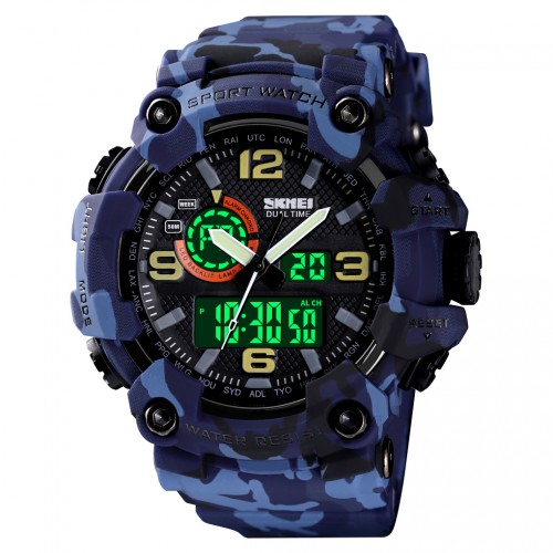 Купить Skmei 1520CMBU camo blue Купить Skmei 1520CMBU camo blue