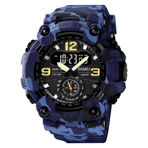 Купить Skmei 1965CMBU Camo Blue SALE