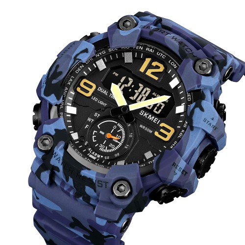 Купить Skmei 1965CMBU Camo Blue SALE