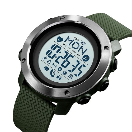 Купить Skmei 1511AG Army-Green Smart Watch + Compass SALE Купить Skmei 1511AG Army-Green Smart Watch + Compass SALE