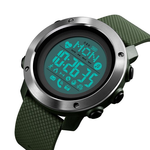 Купить Skmei 1511AG Army-Green Smart Watch + Compass SALE Купить Skmei 1511AG Army-Green Smart Watch + Compass SALE