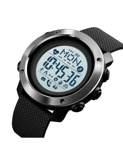 Купить Skmei 1511BK All Black Smart Watch + Compass