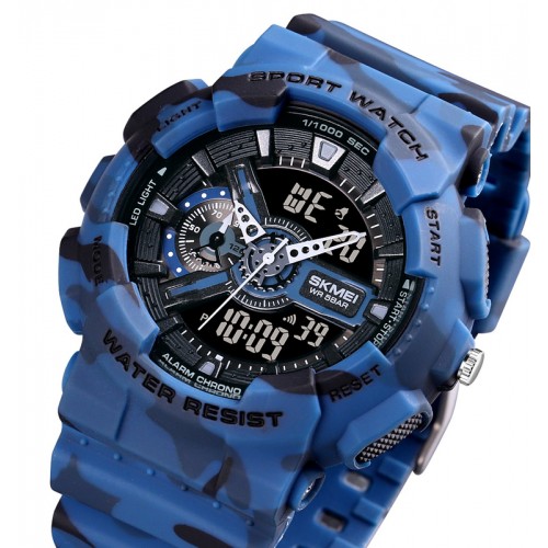 Купить Skmei 1688CMBU Camo Blue SALE