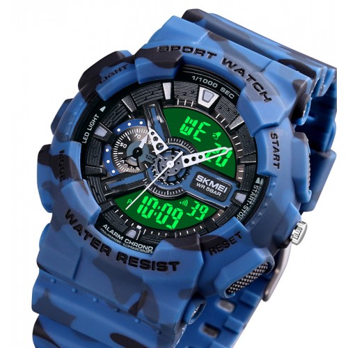 Купить Skmei 1688CMBU Camo Blue SALE