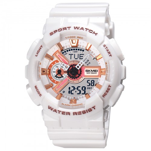 Купить Skmei 1834WT White-Gold