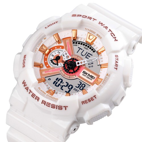 Купить Skmei 1834WT White-Gold