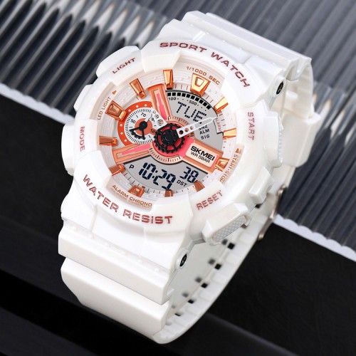 Купить Skmei 1834WT White-Gold