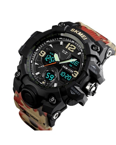Купити Skmei 1155BCMRD Black-Camo Red