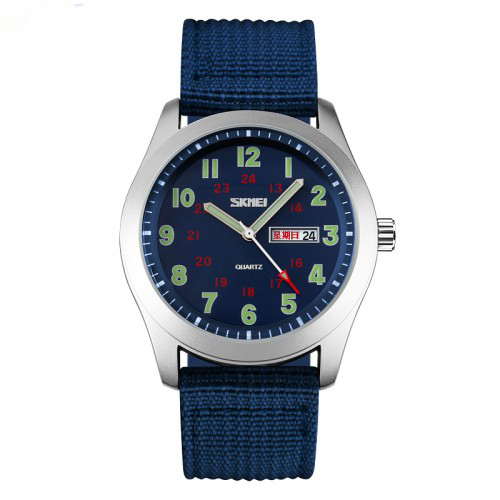 Купити Skmei 9112BU Silver-Blue Купити Skmei 9112BU Silver-Blue