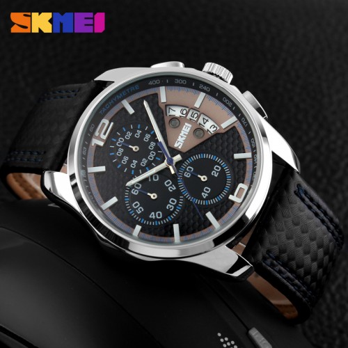 Купити Skmei 9106BU Silver-Black-Blue