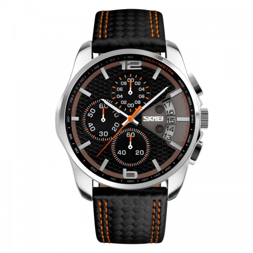 Купити Skmei 9106OG Silver-Black-Orange Купити Skmei 9106OG Silver-Black-Orange