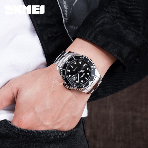 Купить Skmei 1779SIBK Silver-Black
