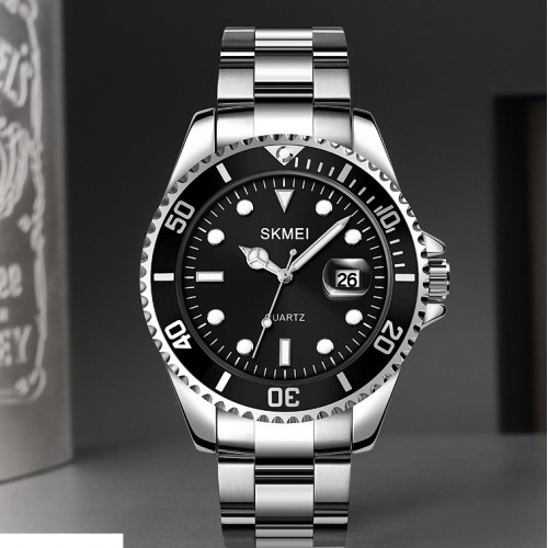 Купить Skmei 1779SIBK Silver-Black
