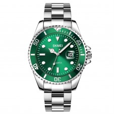 Skmei 1779SIGN Silver-Green STOPPED