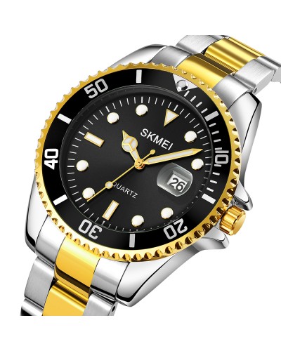 Купити Skmei 1779TGDBK Silver-Gold-Black