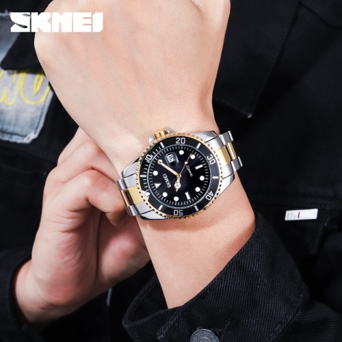Купить Skmei 1779TGDBK Silver-Gold-Black Купить Skmei 1779TGDBK Silver-Gold-Black