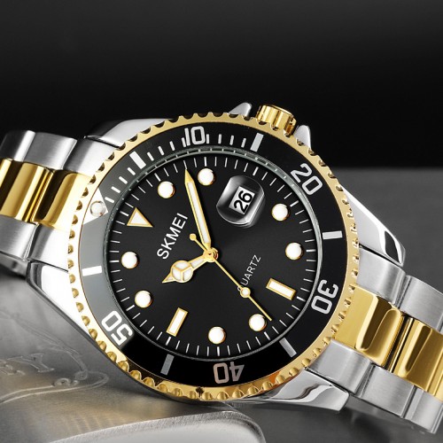 Купить Skmei 1779TGDBK Silver-Gold-Black Купить Skmei 1779TGDBK Silver-Gold-Black