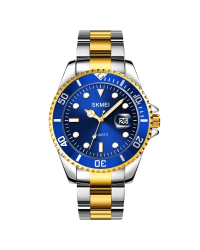 Купити Skmei 1779TGDBU Silver-Gold-Blue