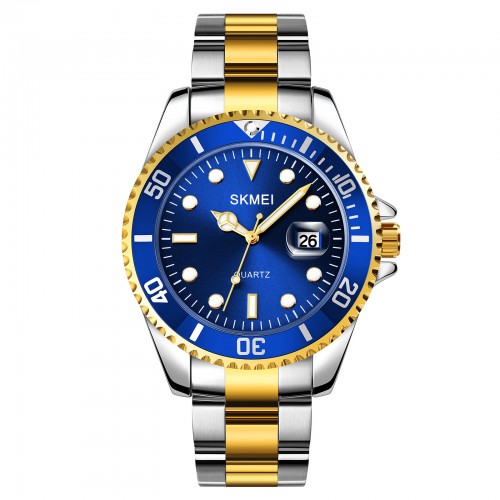 Купить Skmei 1779TGDBU Silver-Gold-Blue