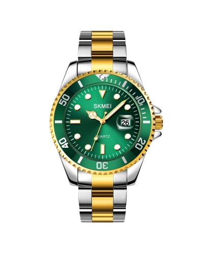 Купити Skmei 1779TGDGN Silver-Gold-Green