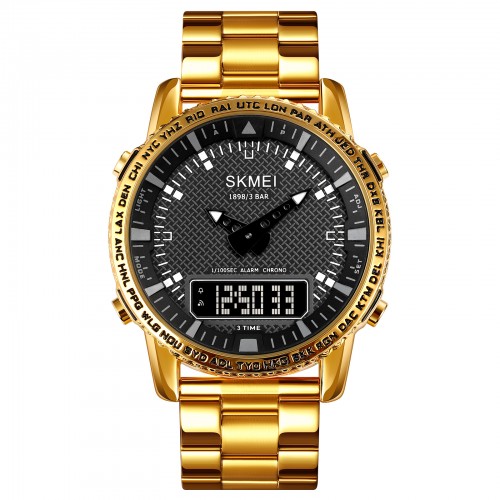 Купить Skmei 1898GDBK Gold-Black SALE