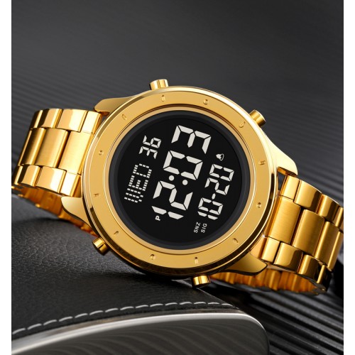 Купить Skmei 1864SGDBK Gold-Black Steel SALE