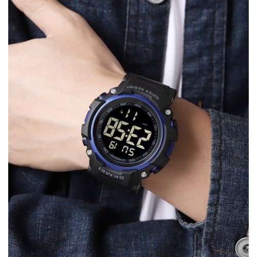 Купить Skmei 1886BUBK Black-Blue-Black SALE Купить Skmei 1886BUBK Black-Blue-Black SALE