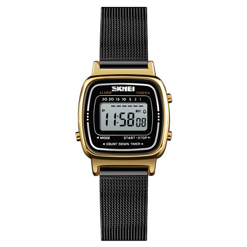 Купить Skmei 1901MHGDBK Gold-Black Mesh