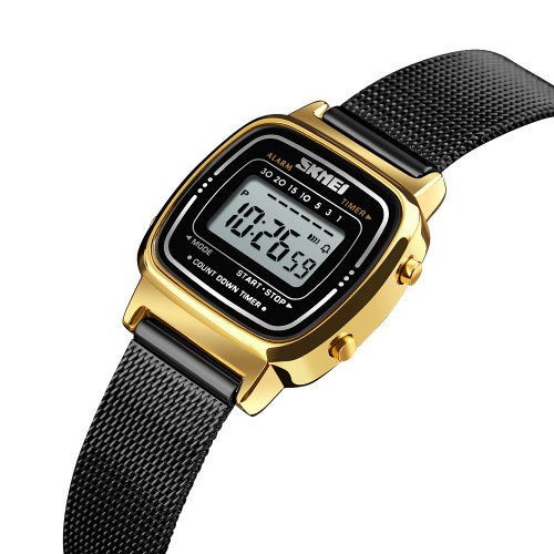Купить Skmei 1901MHGDBK Gold-Black Mesh