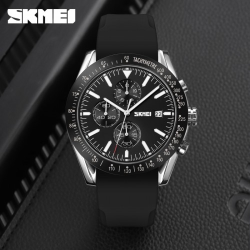 Купити Skmei 9253PSIBK Silver-Black Sil