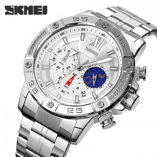Купити Skmei 9235SISI Silver-Silver Купити Skmei 9235SISI Silver-Silver