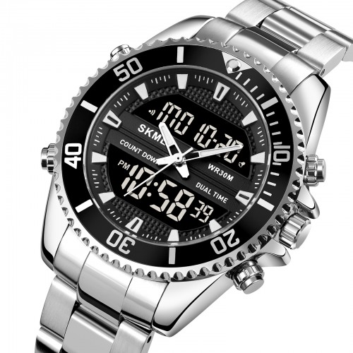 Купить Skmei 1850SIBK Silver-Black Купить Skmei 1850SIBK Silver-Black
