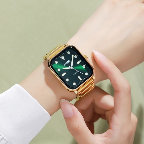 Купить Skmei 1954GDGN-SP Gold-Green Sun Pattern