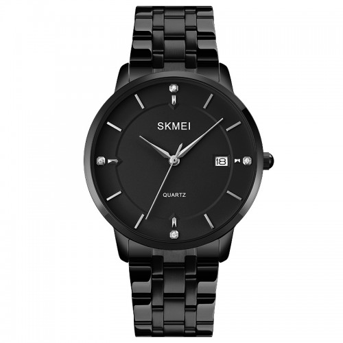 Купить Skmei 1801SBK Black Mesh Band Lady Big Size