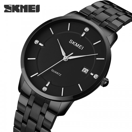 Купить Skmei 1801SBK Black Mesh Band Lady Big Size
