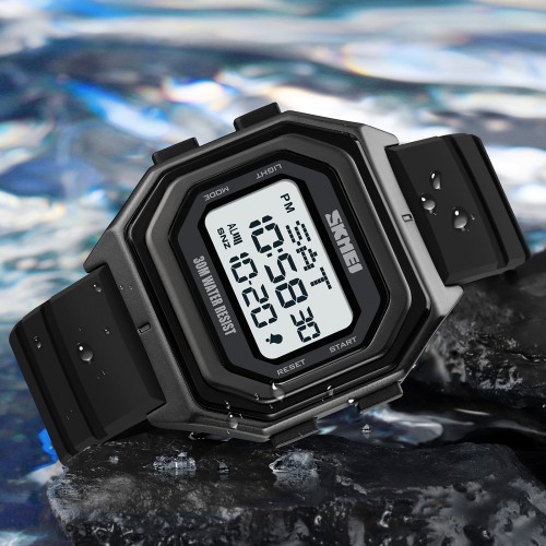 Купити Skmei 1875PWT Black-White Silicone SALE