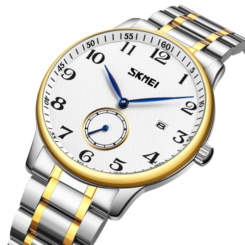 Купити Skmei 9297GDSI-AC Gold-Silver Numbers Купити Skmei 9297GDSI-AC Gold-Silver Numbers