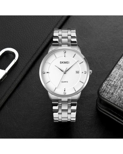 Купити Skmei 1801SSI Silver Case Mesh Band
