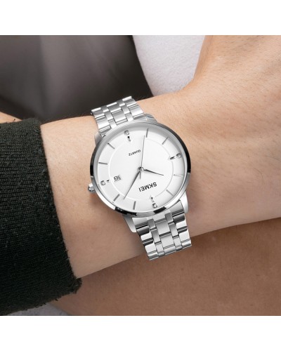 Купити Skmei 1801SSI Silver Case Mesh Band