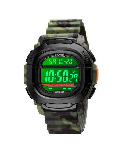 Купити Skmei 1657CMGN Army-Green Camouflage